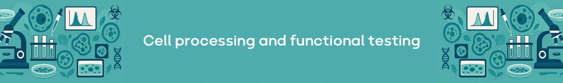 Cell processing and functional testing