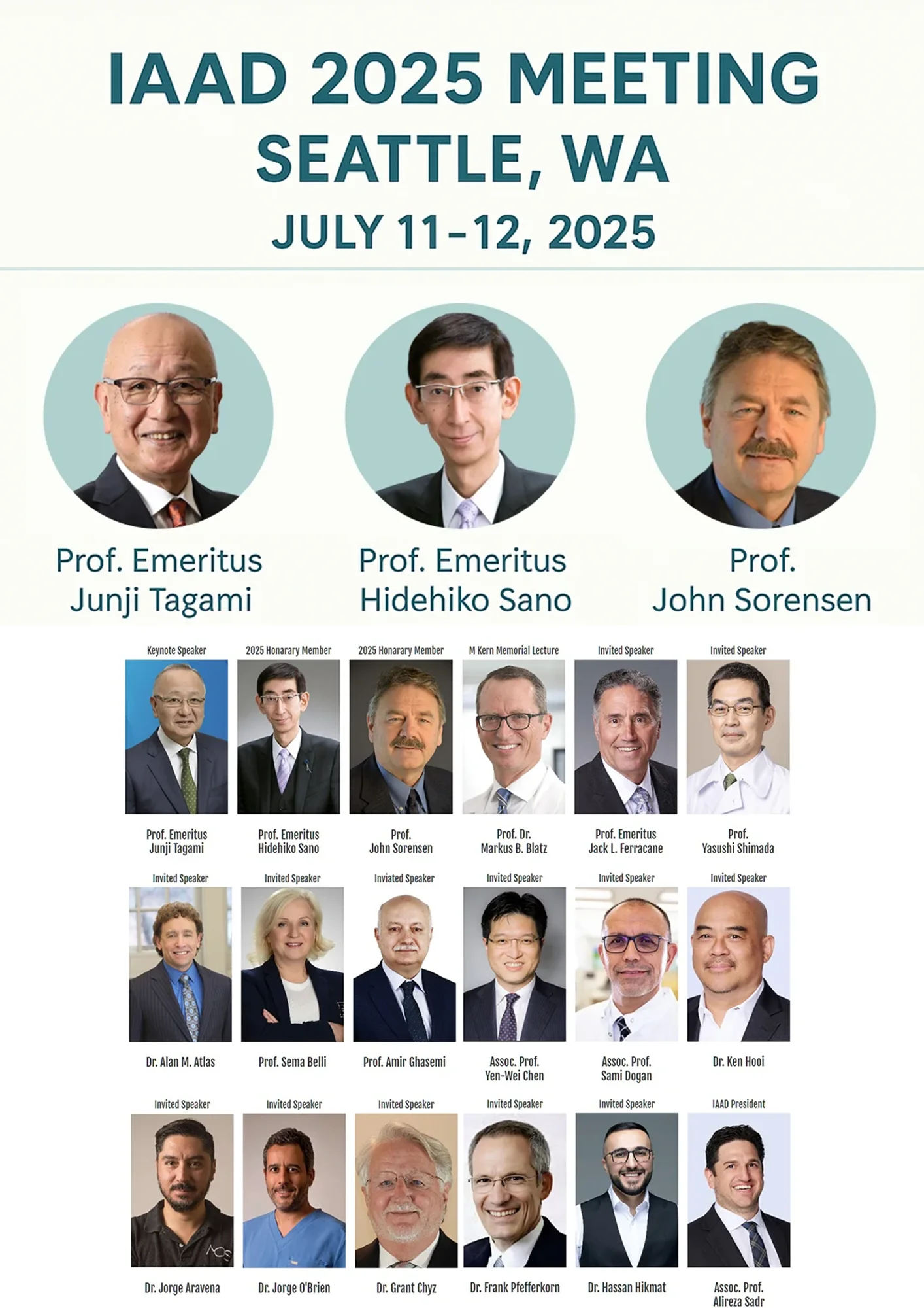 IAAD 2025 Program, SEATTLE, WA